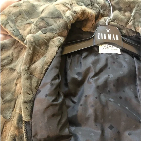 Scheared mink bomber jacket